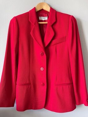Georgio Armani vintage red jacket